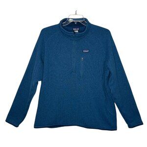 Patagonia Men's Better Sweater Blue Quarter Zip Size XXL
